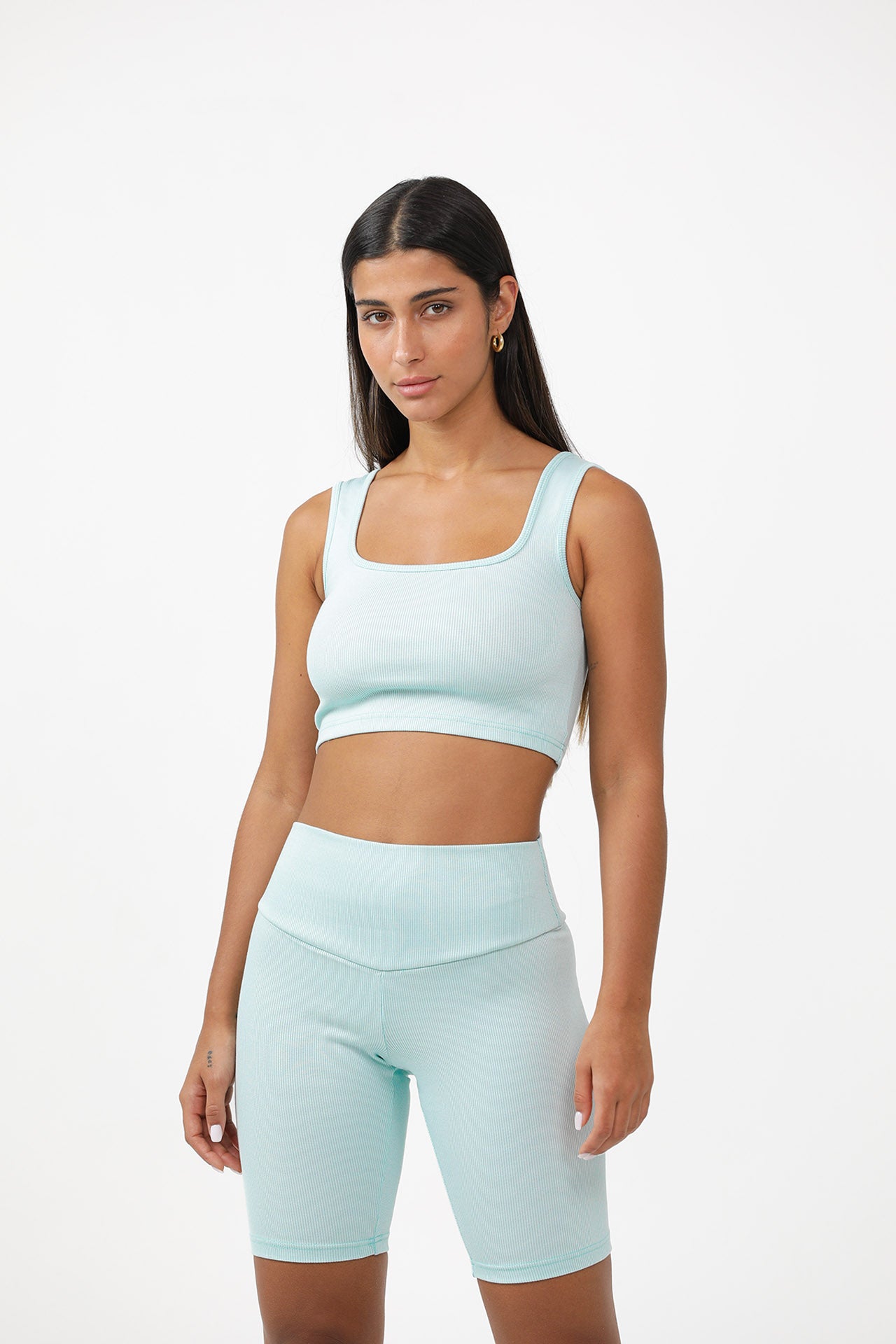 Organic Cotton & Bamboo Ribbed Strap Top