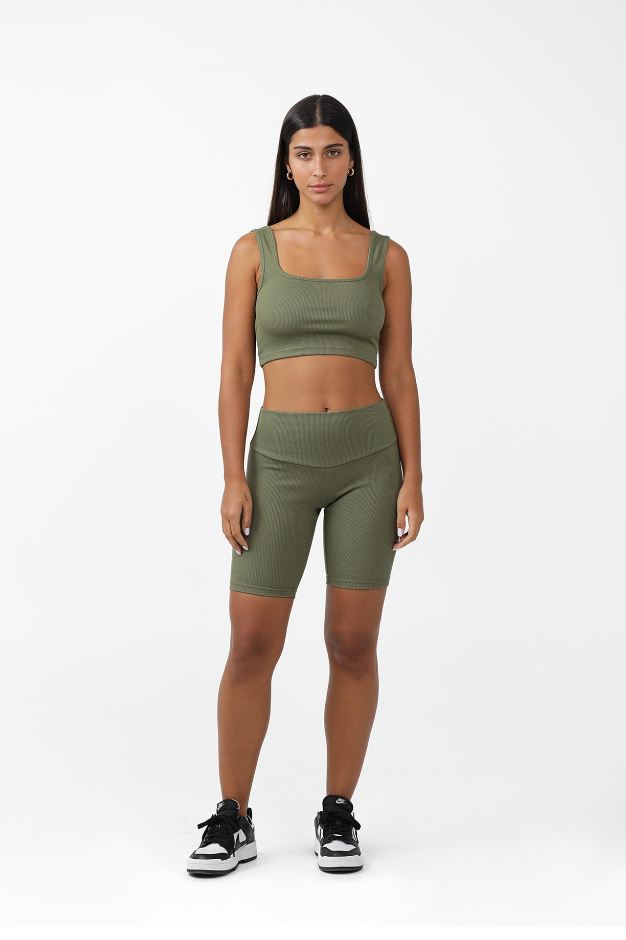 Organic Cotton & Bamboo Ribbed Strap Top