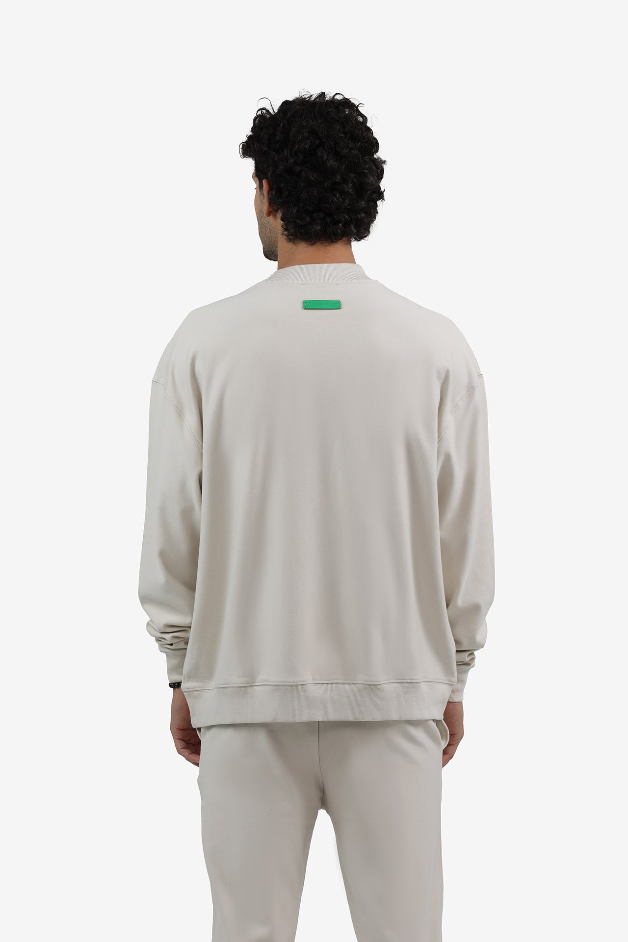 S2J029MI High Neck Oversized Sweatshirt