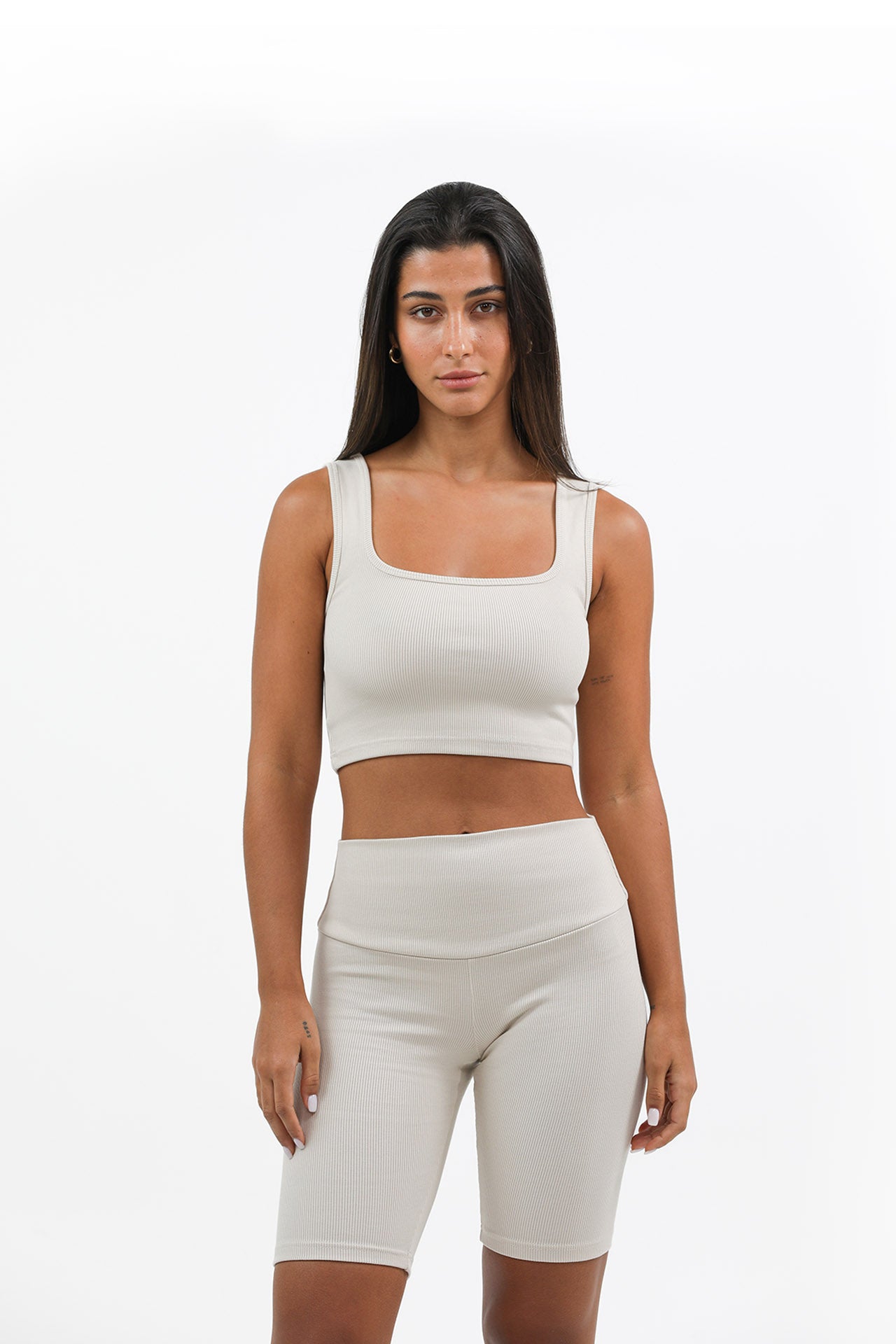 Organic Cotton & Bamboo Ribbed Strap Top
