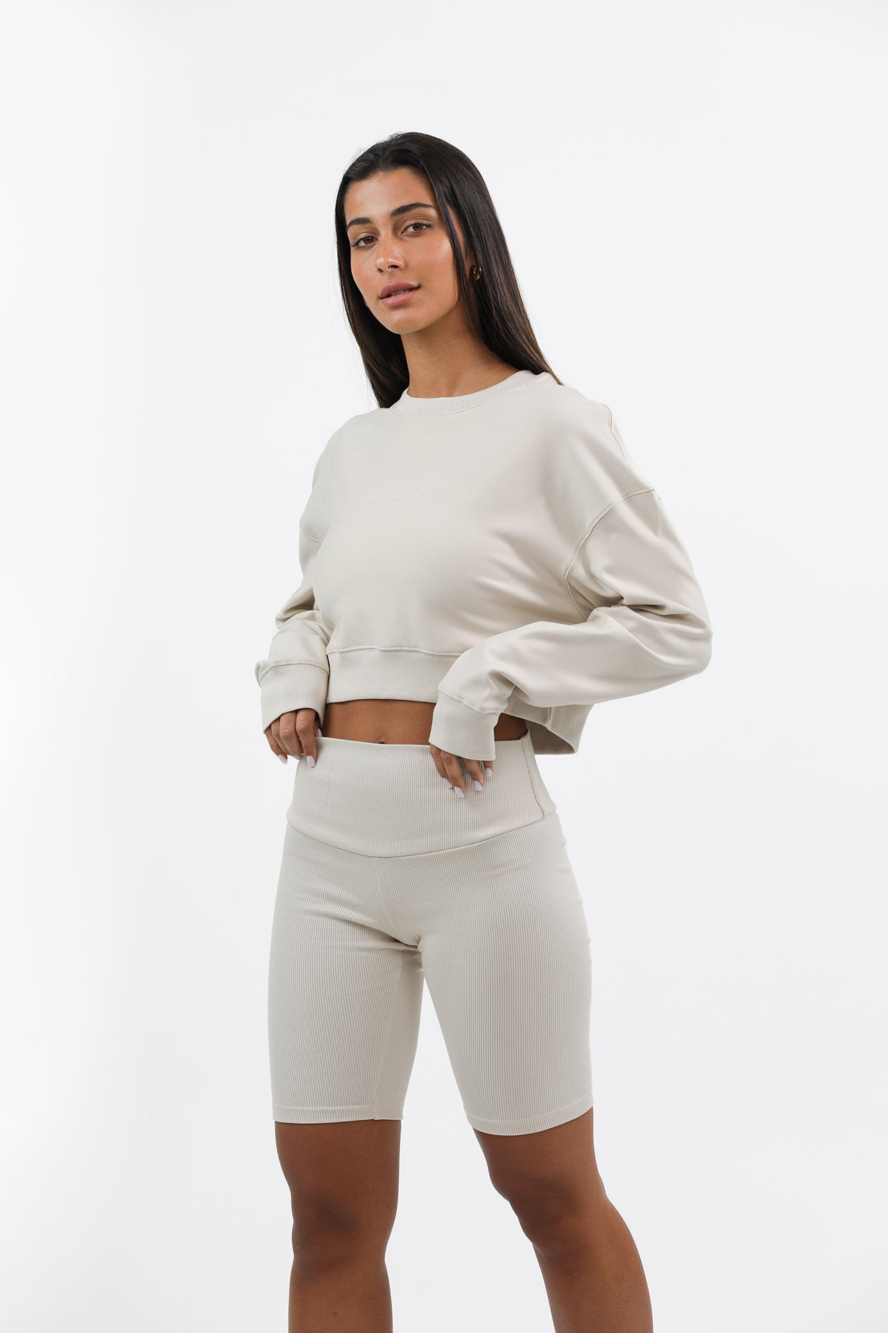 S2J032MI Oversized cropped sweatshirt