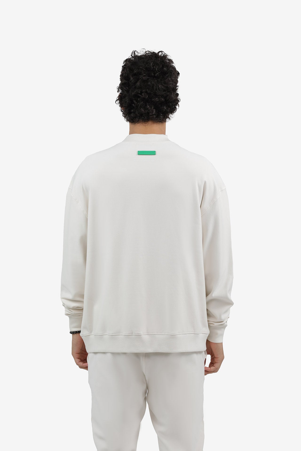 S2J029MI High Neck Oversized Sweatshirt