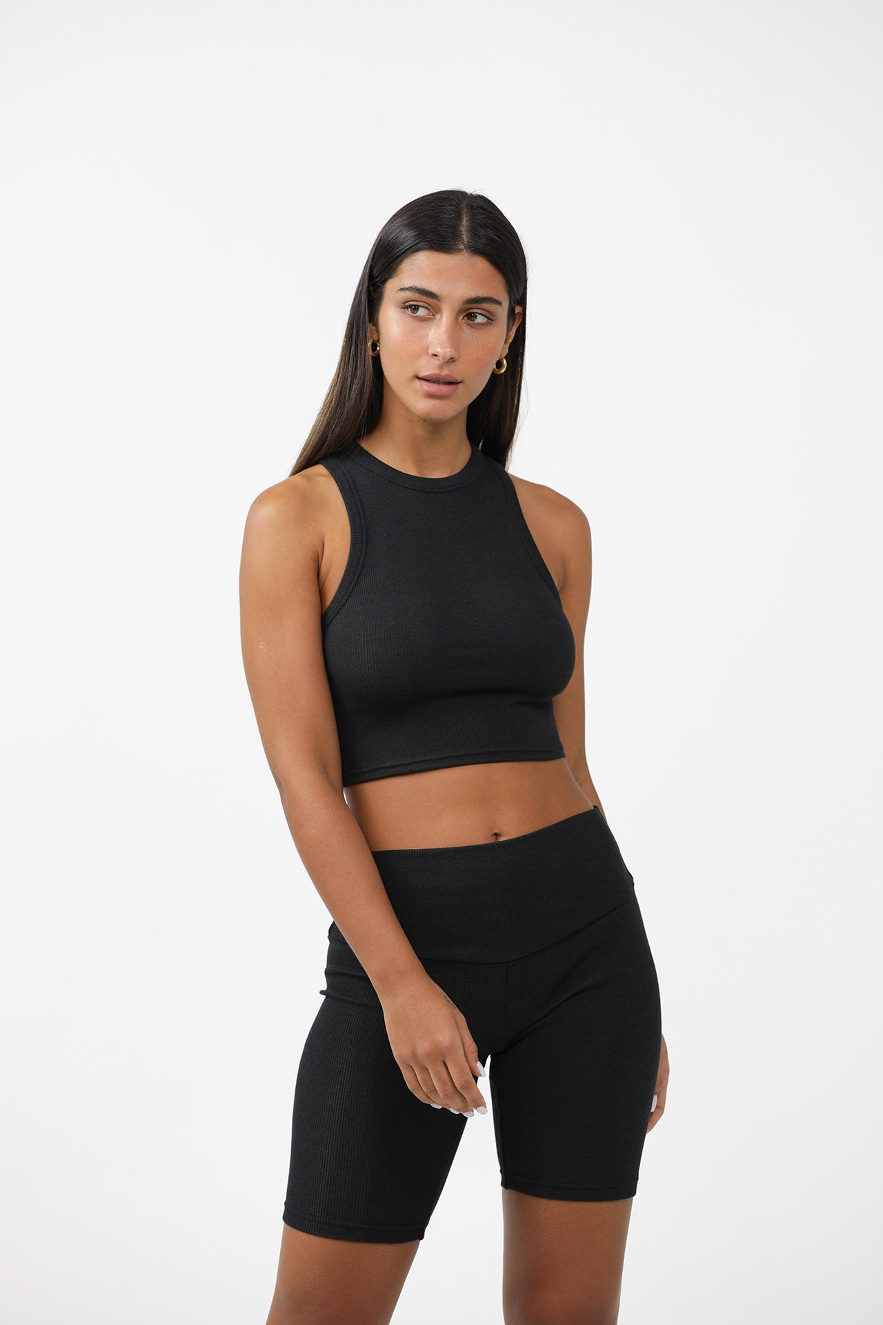Organic Cotton & Bamboo Ribbed Tank Top