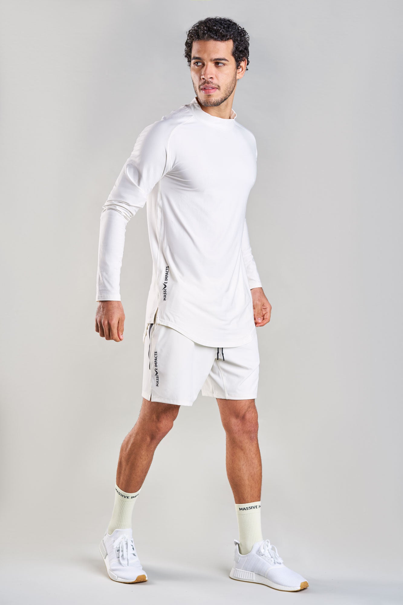 J004MI Recycled Polyester High Neck Sport Top