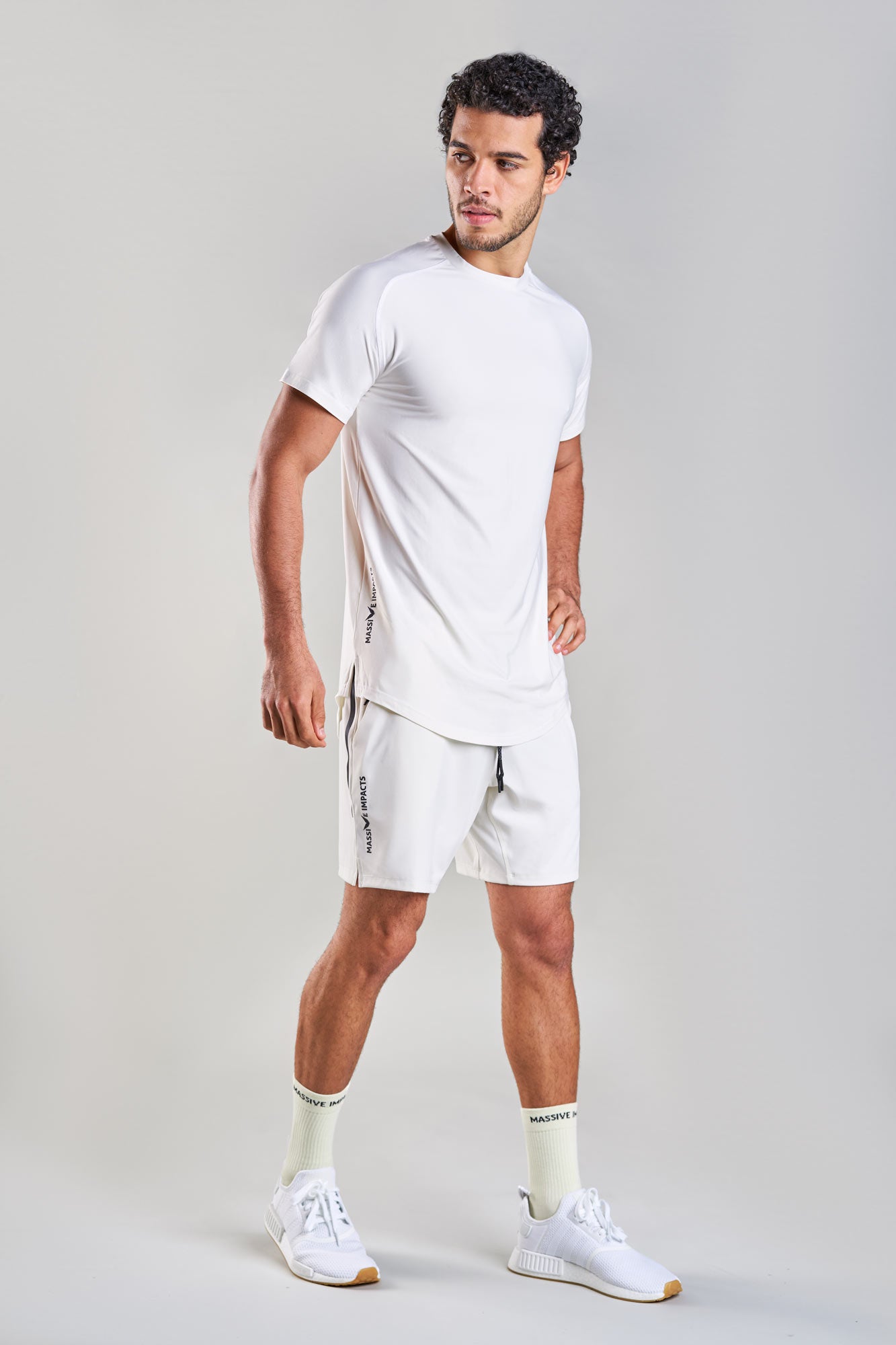 J005MI Recycled Polyester Crewneck Sporty Tee