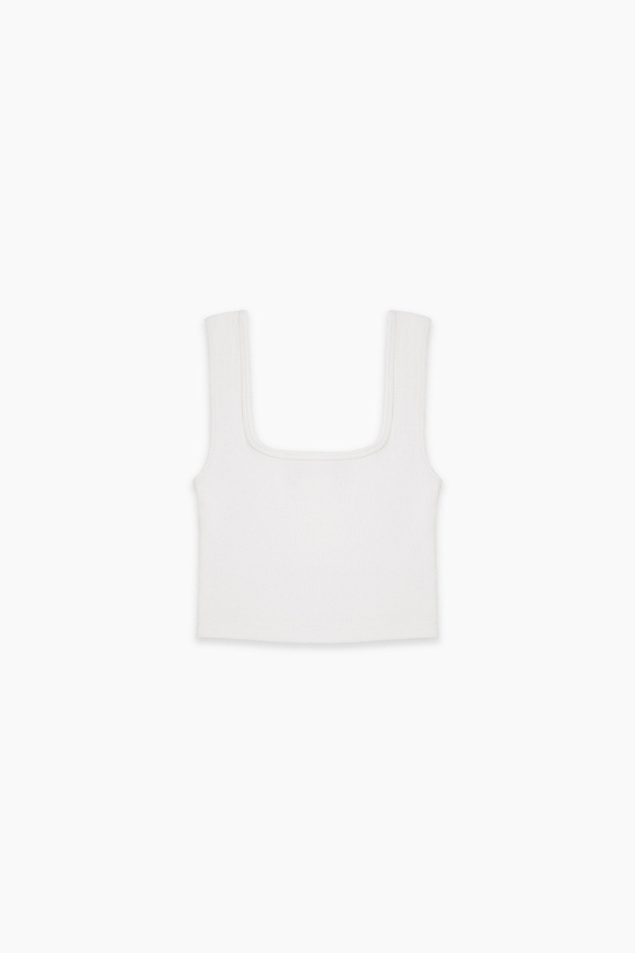 Organic Cotton & Bamboo Ribbed Strap Top