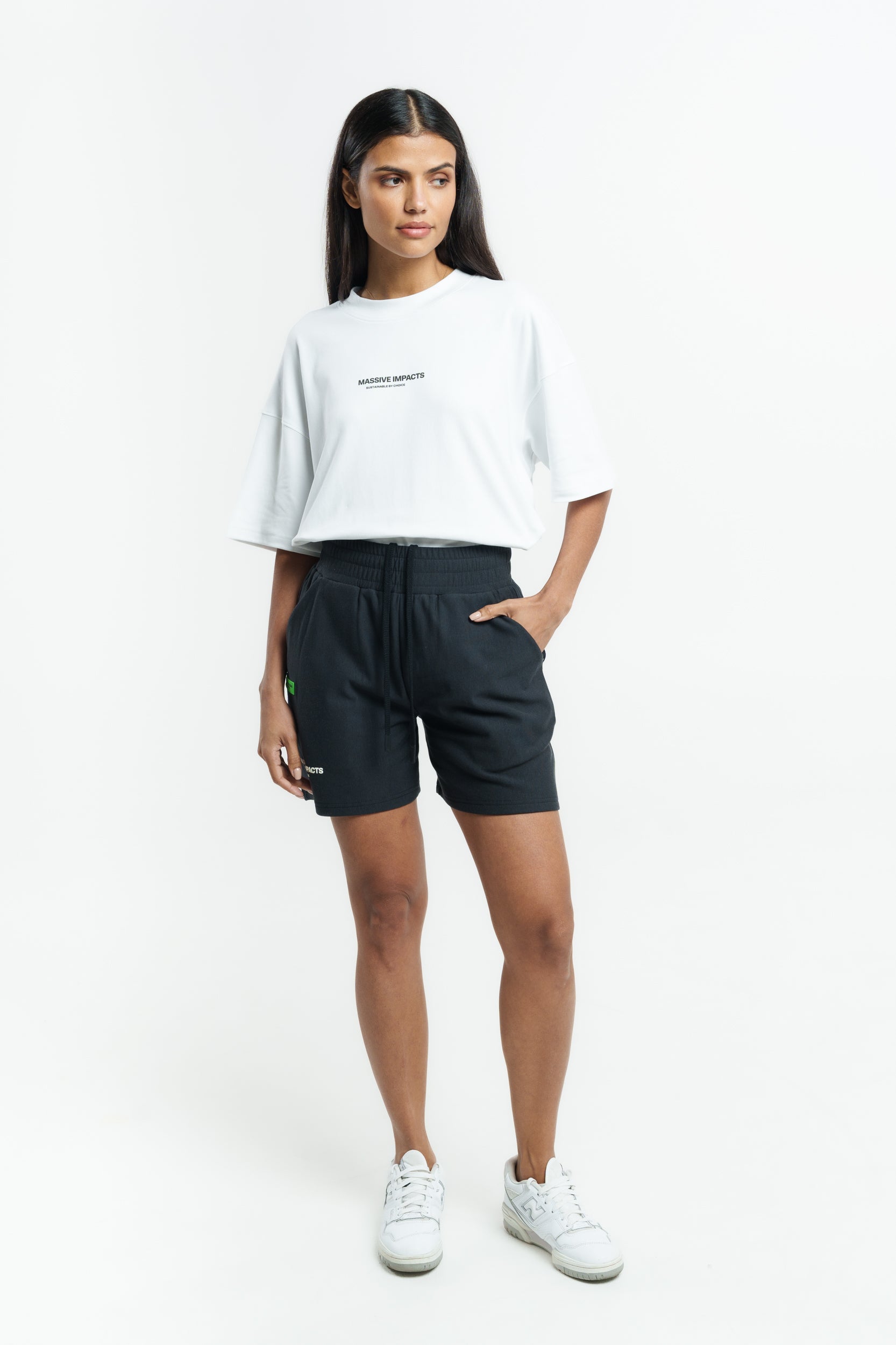 S3J037MI High Waist Sweat Short