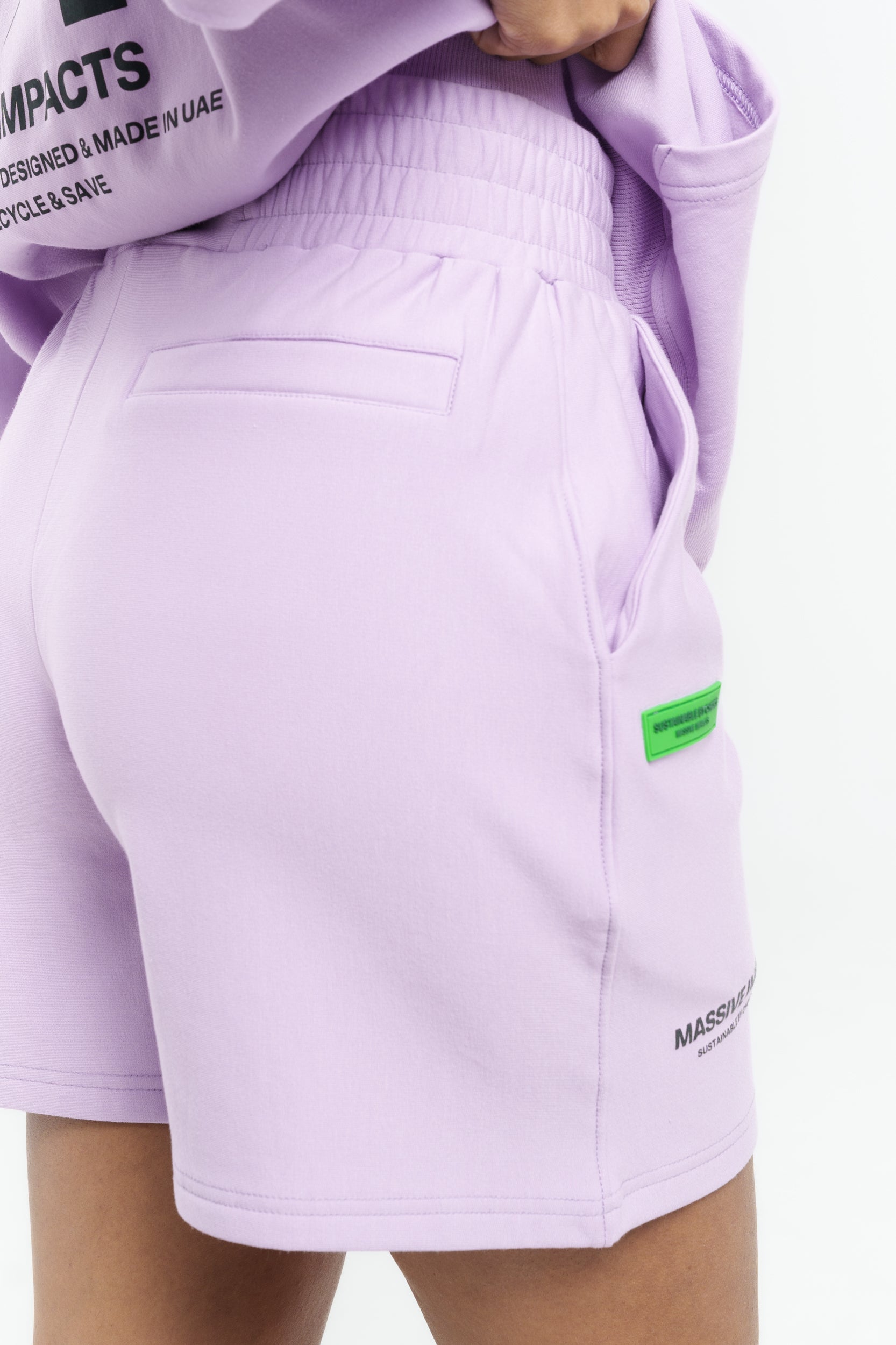 S3J037MI High Waist Sweat Short