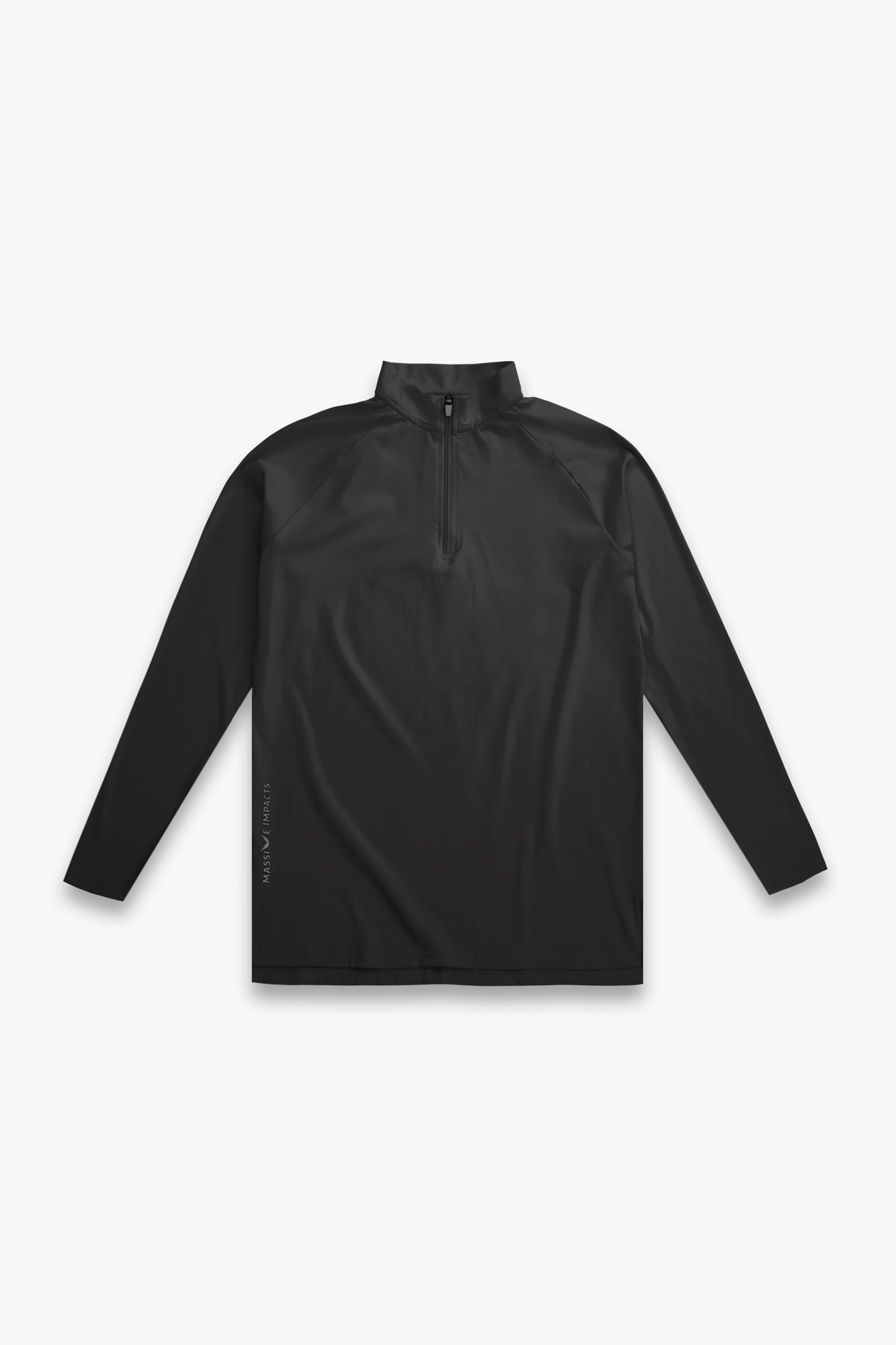 J003MI Recycled Nylon Zip-Neck Long-Fit Sleeve Top