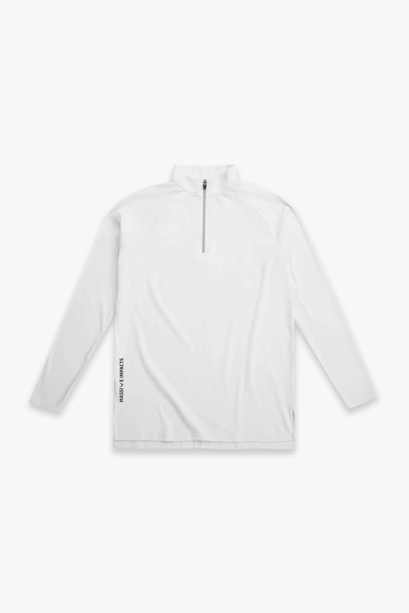 J003MI Recycled Nylon Zip-Neck Long-Fit Sleeve Top