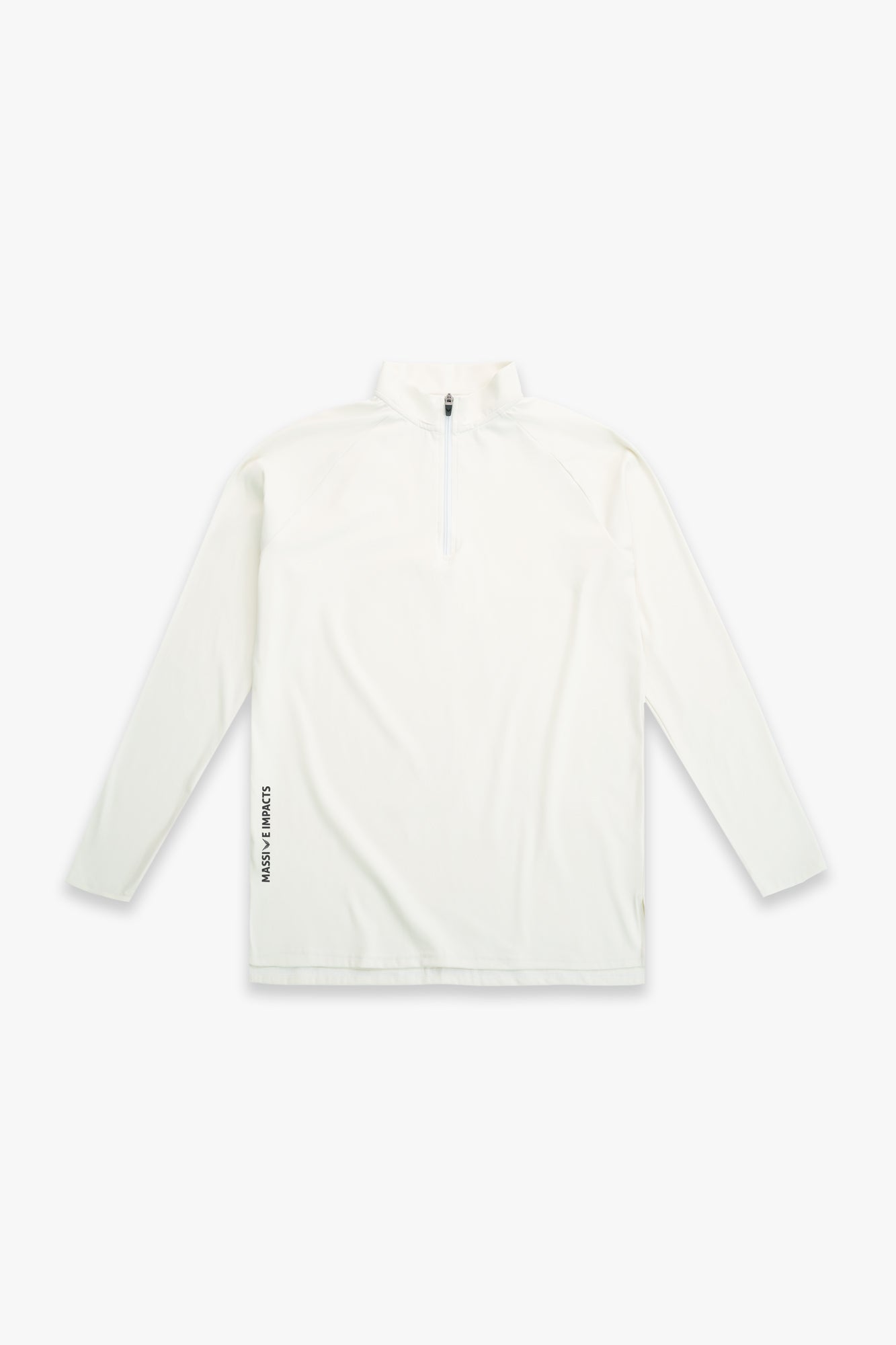 J003MI Recycled Nylon Zip-Neck Long-Fit Sleeve Top