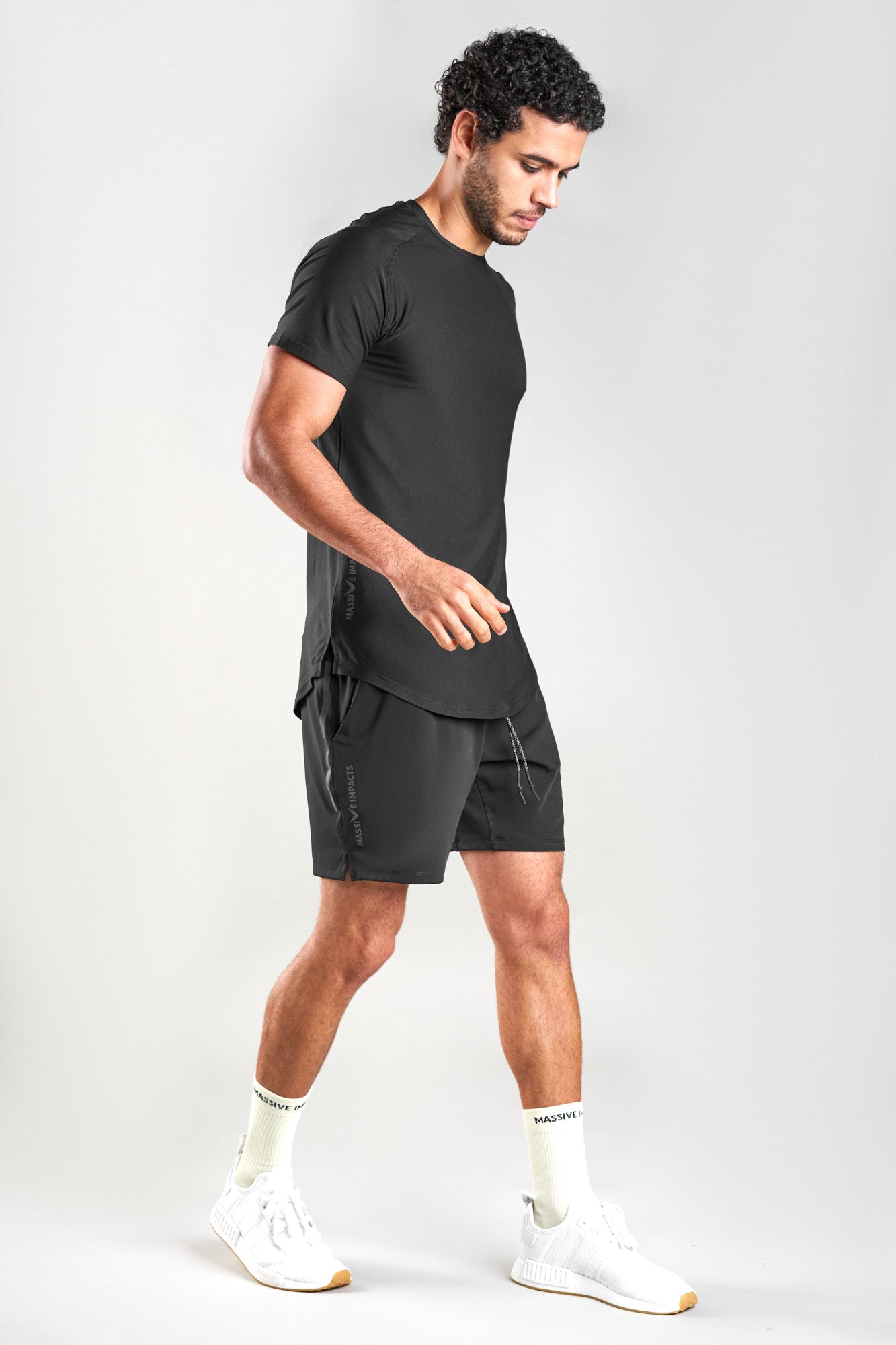J005MI Recycled Polyester Crewneck Sporty Tee