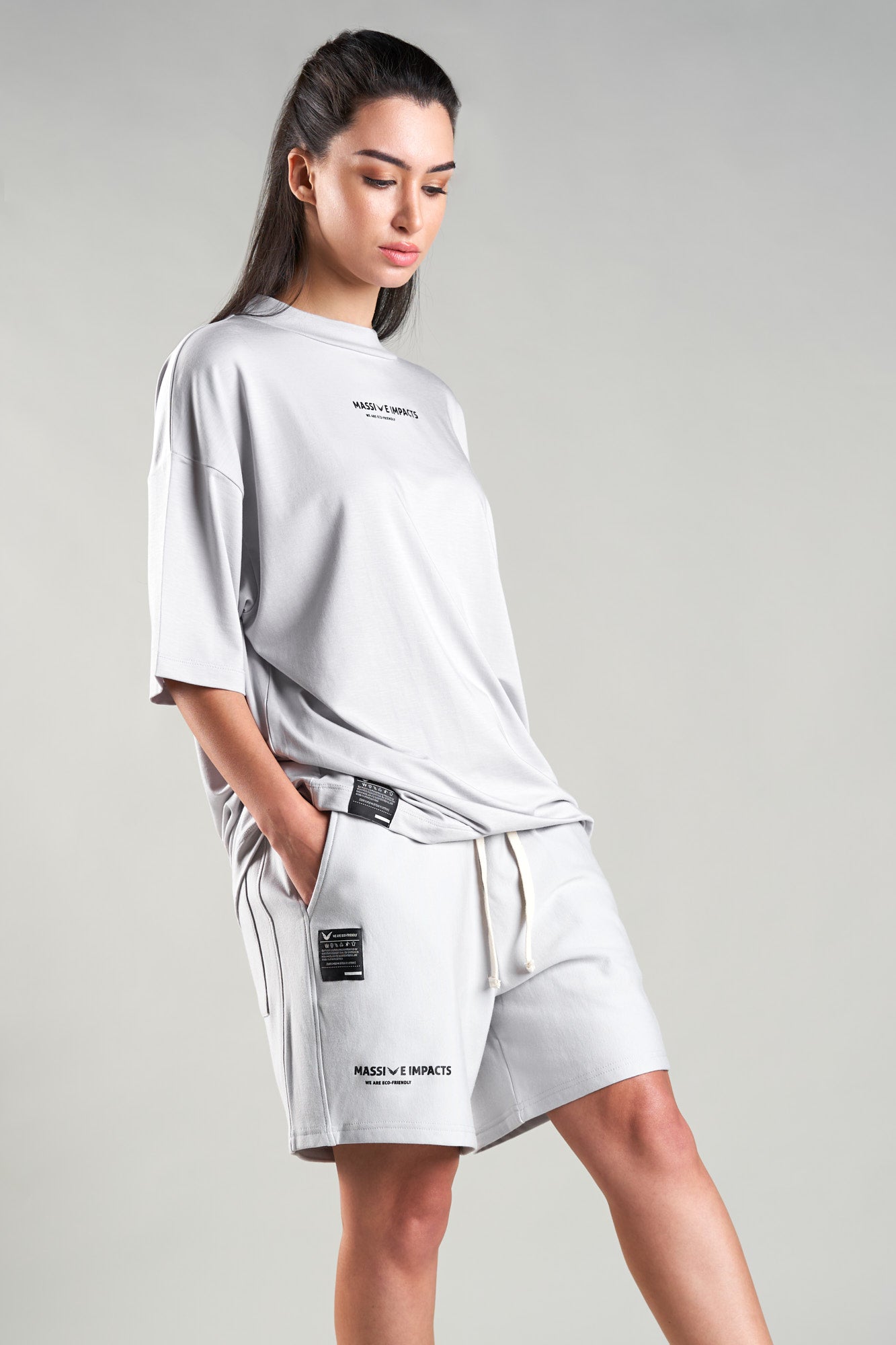 J017MI High Neck Mammoth Tencel Tee