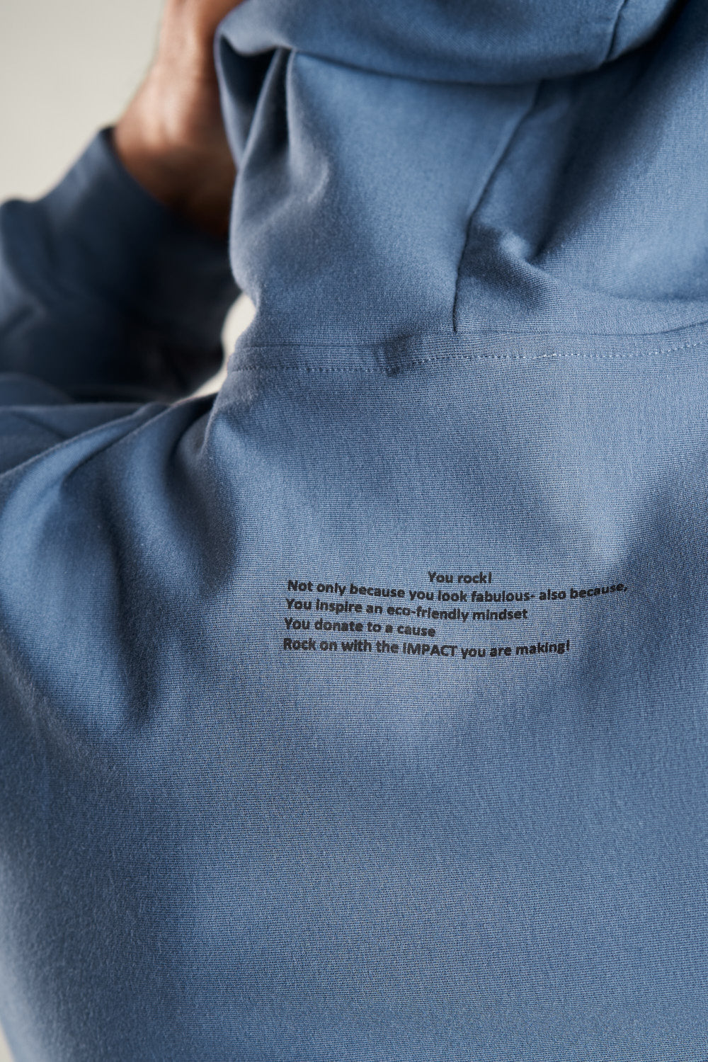 J024MI Organic Cotton & Bamboo Oversized Hoodie