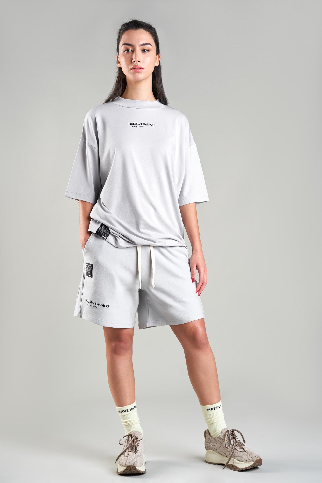 J017MI High Neck Mammoth Tencel Tee