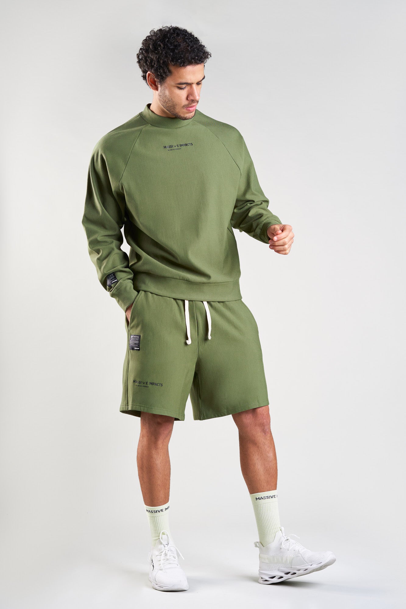J008MI Organic Cotton & Bamboo Sweatshirt