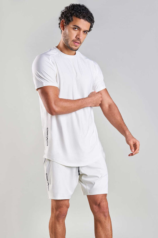 J005MI Recycled Polyester Crewneck Sporty Tee