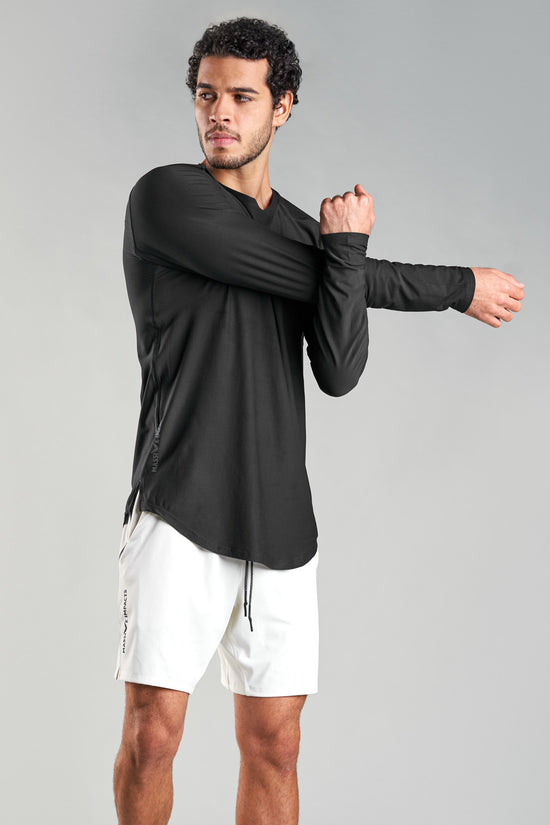 J002MI Recycled Polyester Stretch Long-Fit Sleeve Top