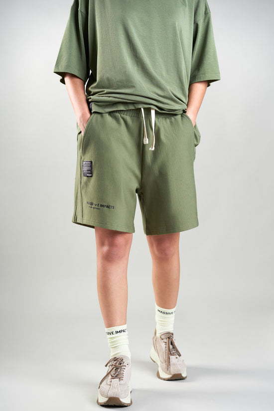 J010MI Organic Cotton & Bamboo Drawstring Shorts