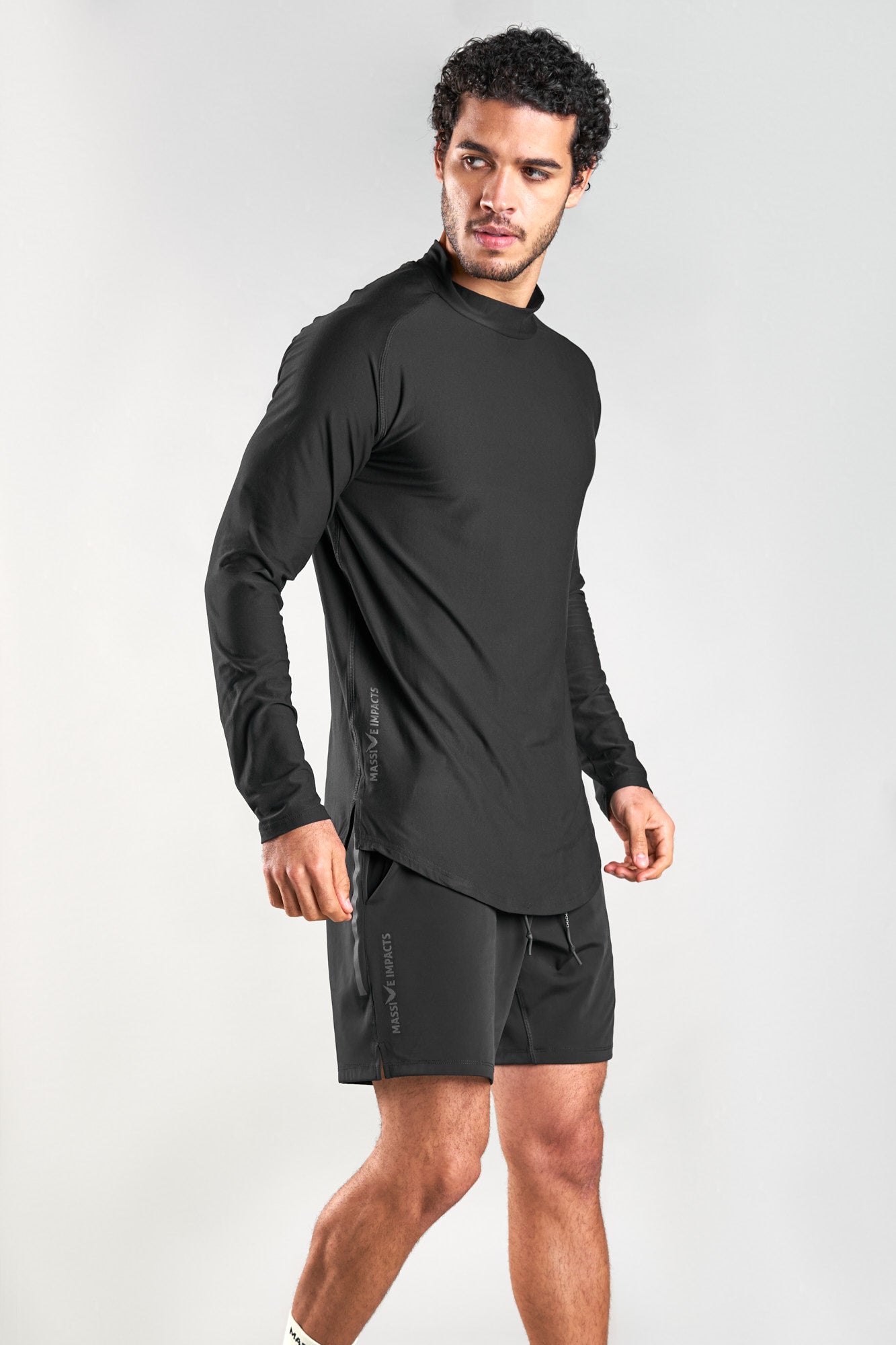 J004MI Recycled Polyester High Neck Sport Top